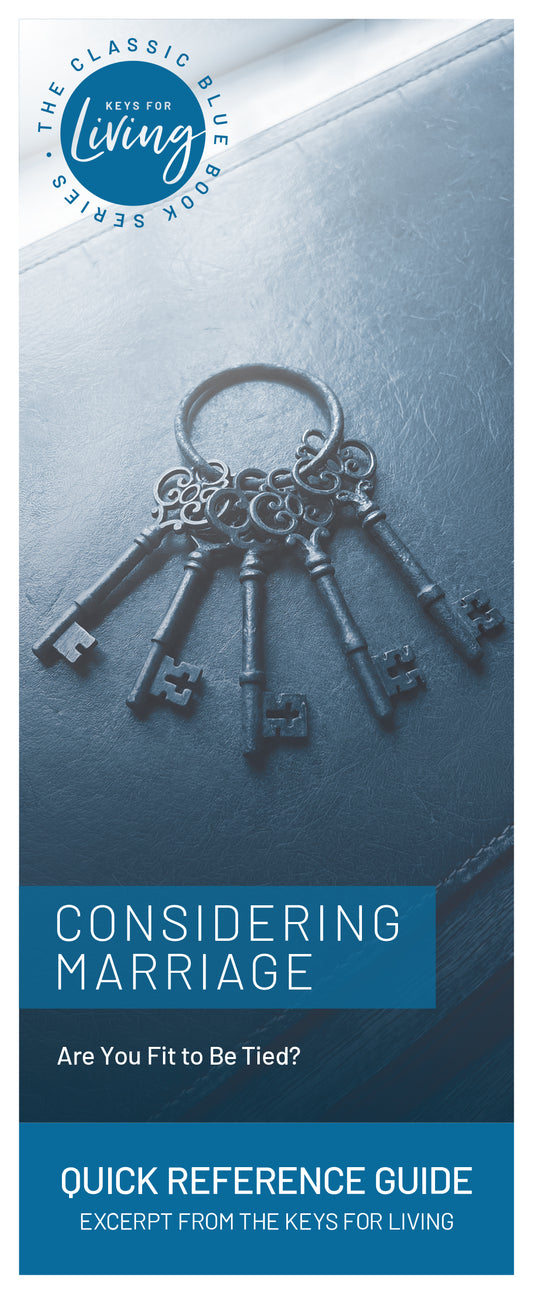 Quick Reference Guide on Considering Marriage (Pack of 25)