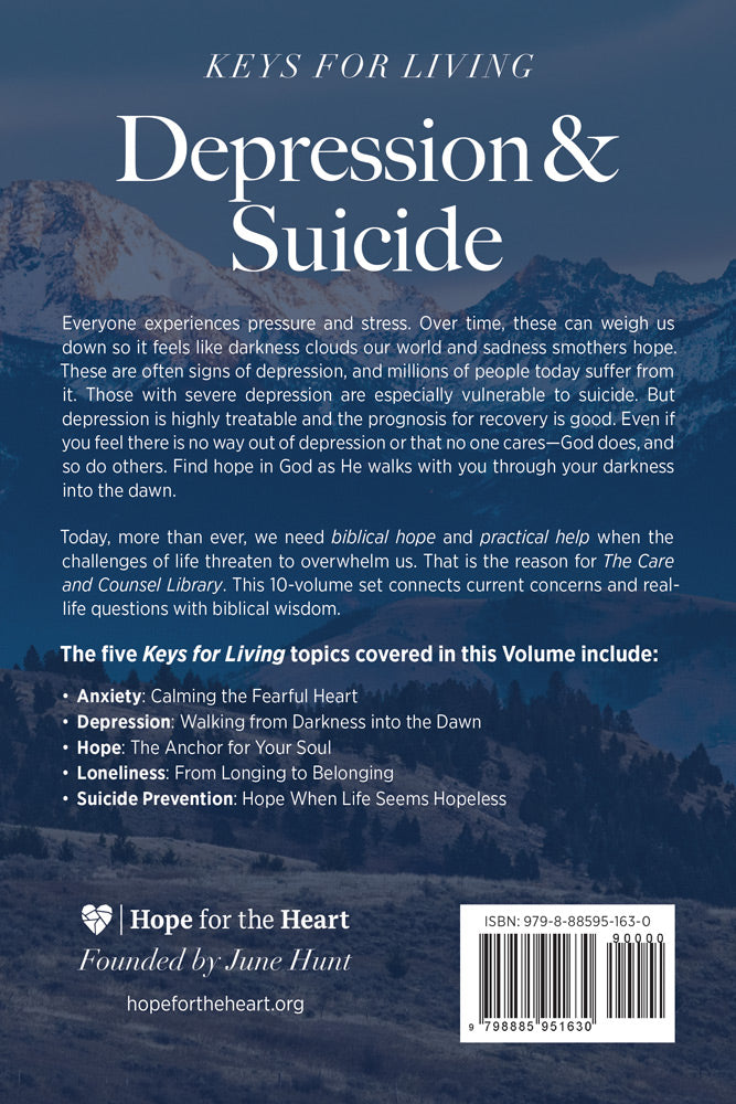 The Care & Counsel Library - Vol. 4 Depression & Suicide image 1